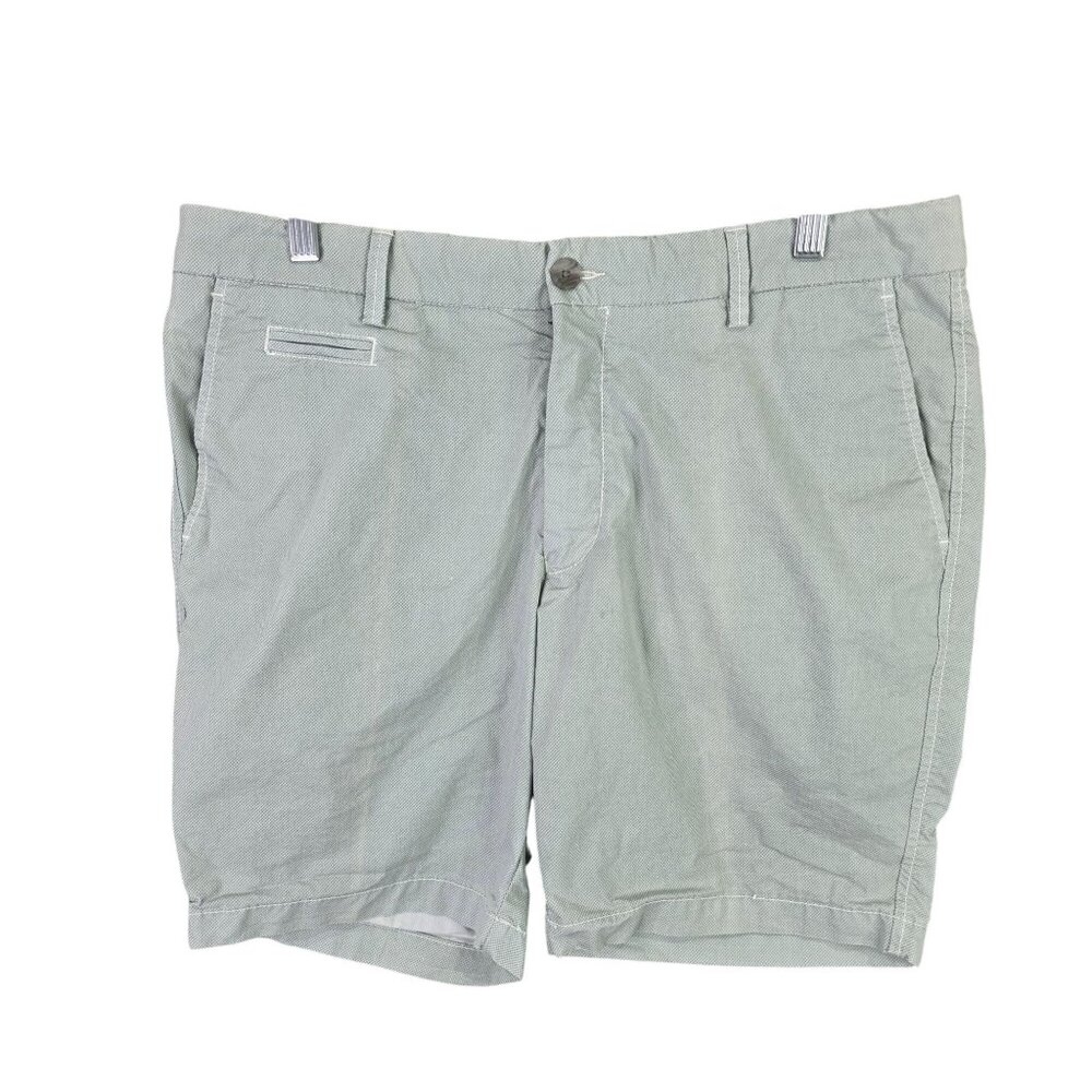 Mens Ballin 8" Inseam Sage Green Shorts Cotton Polyester Blend Stretch Size 35